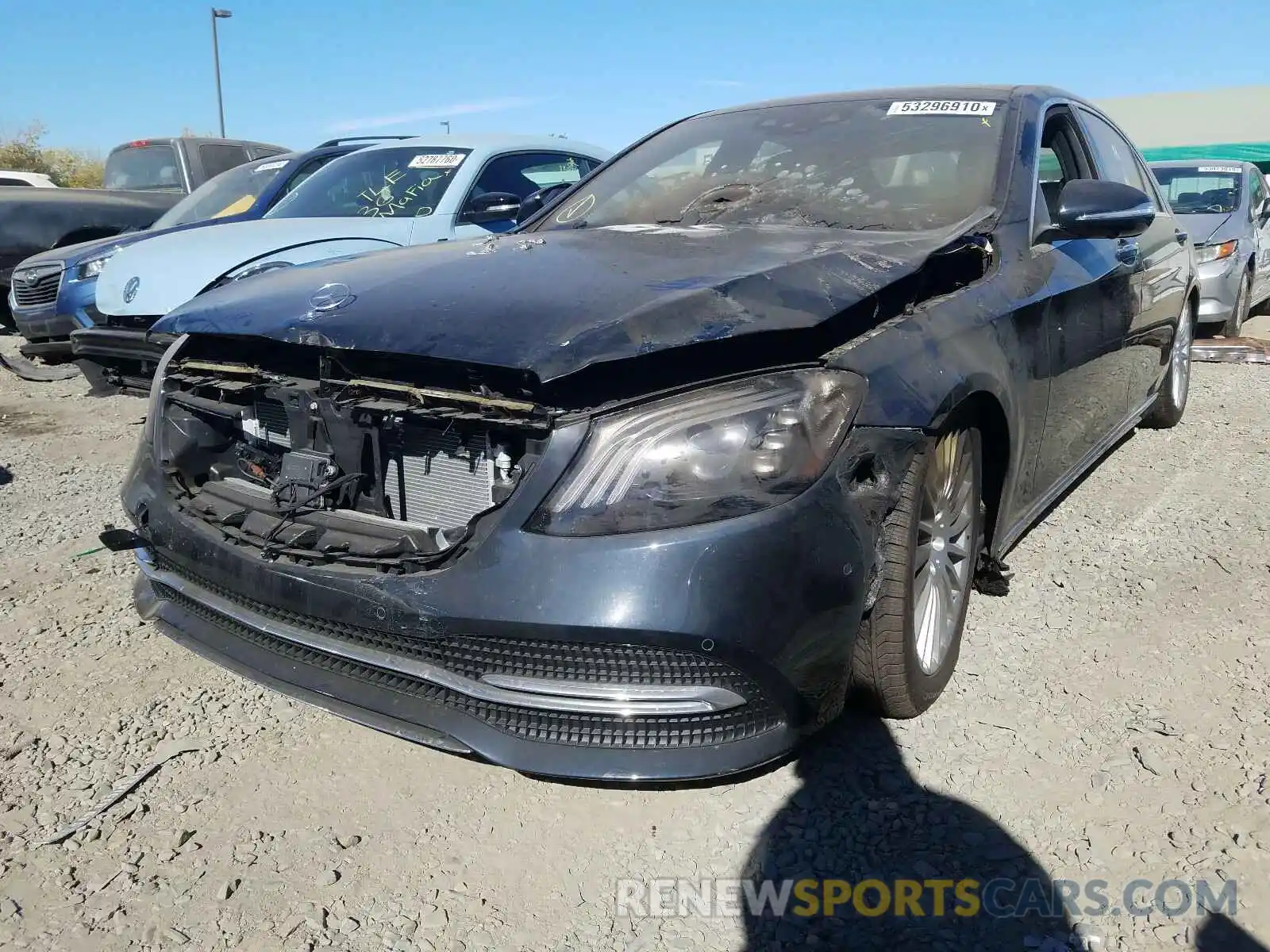 2 Photograph of a damaged car WDDUG8GB8LA513438 MERCEDES-BENZ S CLASS 2020