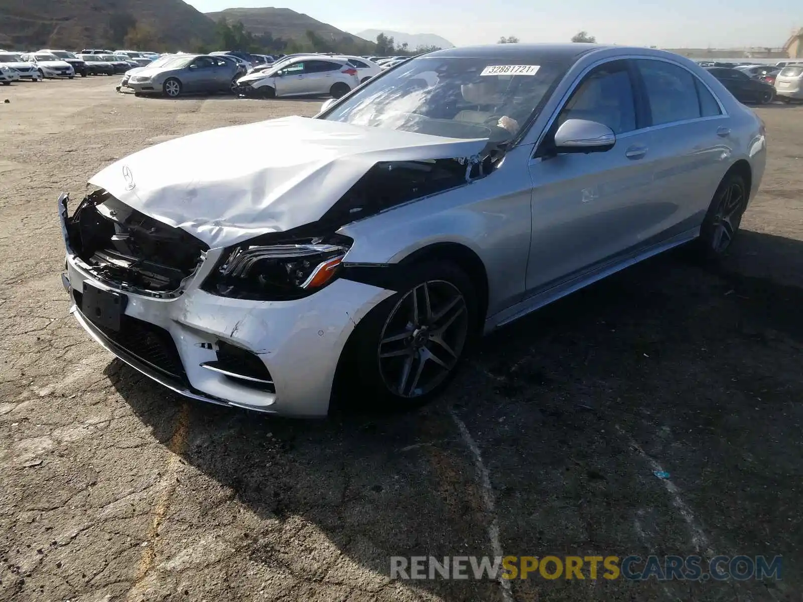 2 Photograph of a damaged car WDDUG8GB9LA506031 MERCEDES-BENZ S CLASS 2020