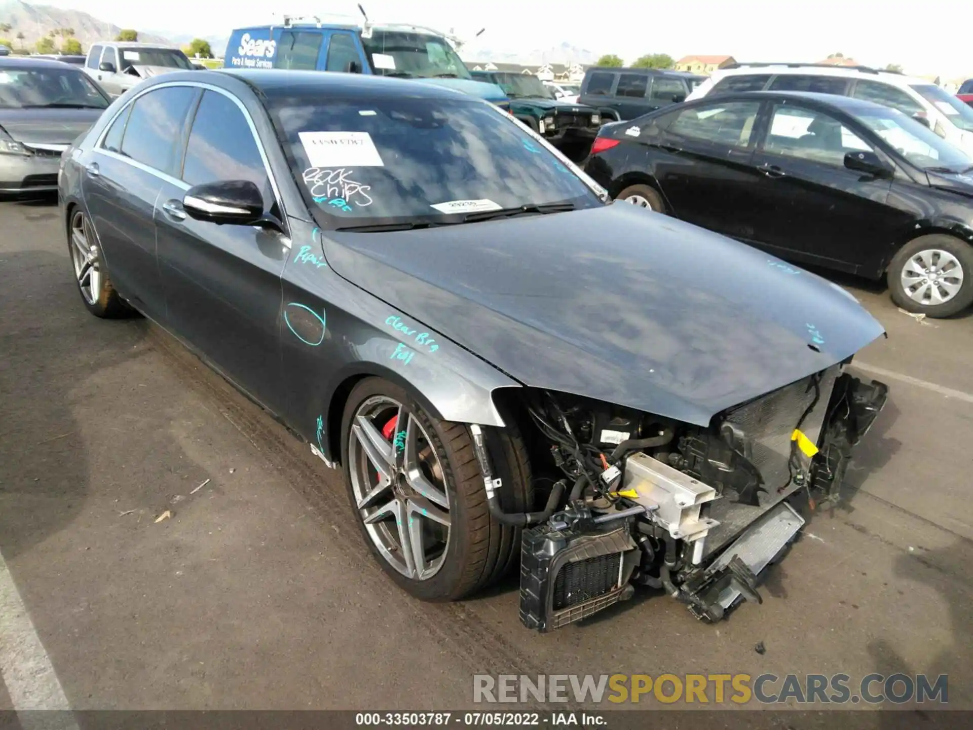 1 Photograph of a damaged car WDDUG8JB3LA516403 MERCEDES-BENZ S-CLASS 2020