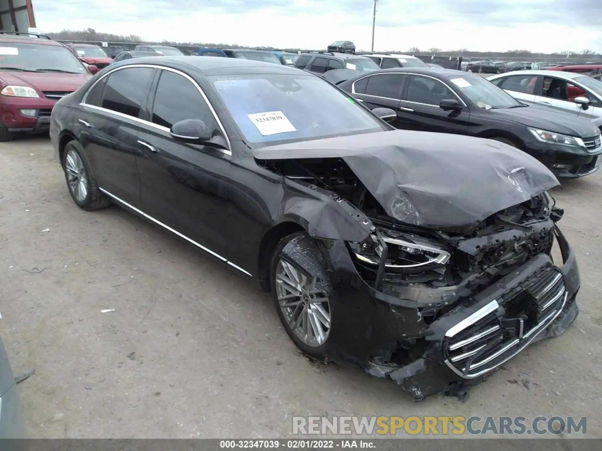 1 Фотография поврежденного автомобиля W1K6G7GB0MA016811 MERCEDES-BENZ S-CLASS 2021