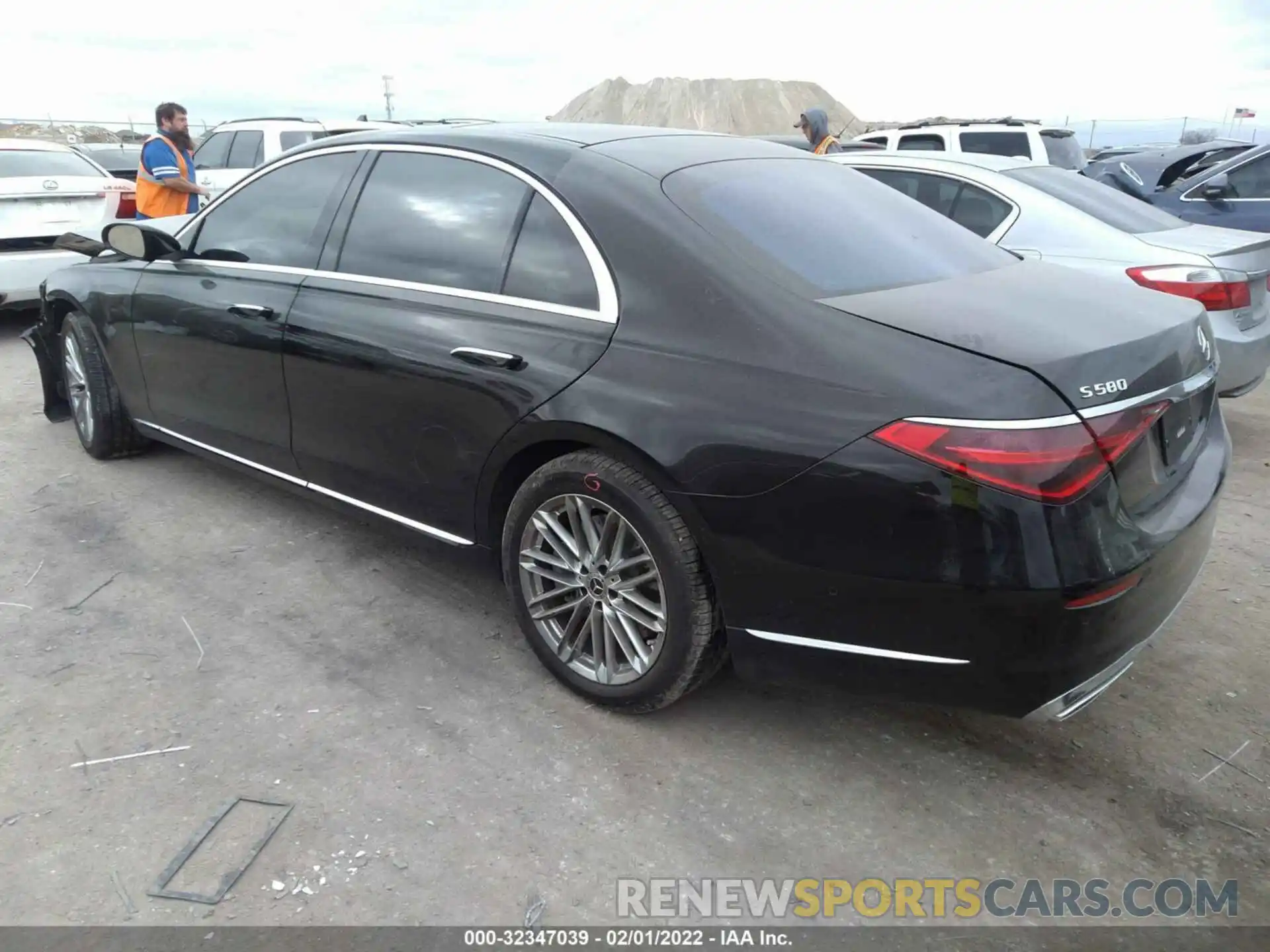 3 Фотография поврежденного автомобиля W1K6G7GB0MA016811 MERCEDES-BENZ S-CLASS 2021