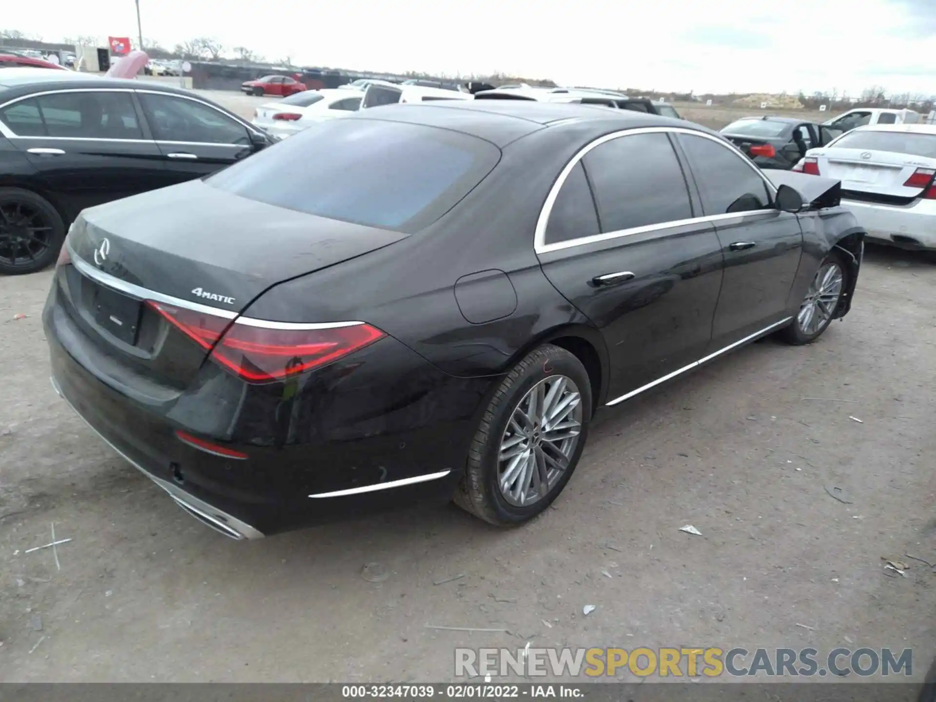 4 Фотография поврежденного автомобиля W1K6G7GB0MA016811 MERCEDES-BENZ S-CLASS 2021