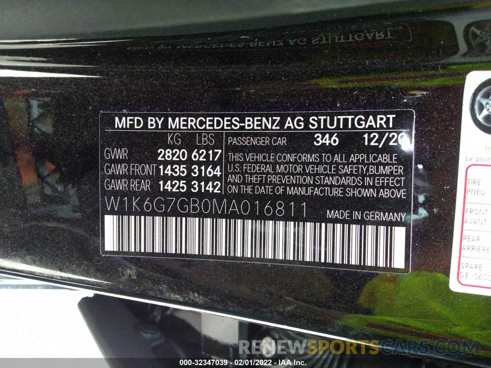 9 Photograph of a damaged car W1K6G7GB0MA016811 MERCEDES-BENZ S-CLASS 2021