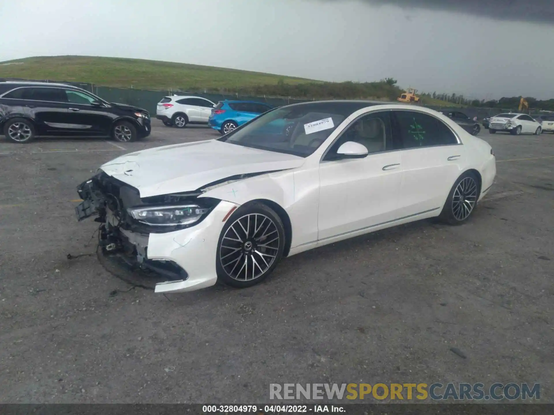 2 Photograph of a damaged car W1K6G7GB0MA035259 MERCEDES-BENZ S-CLASS 2021