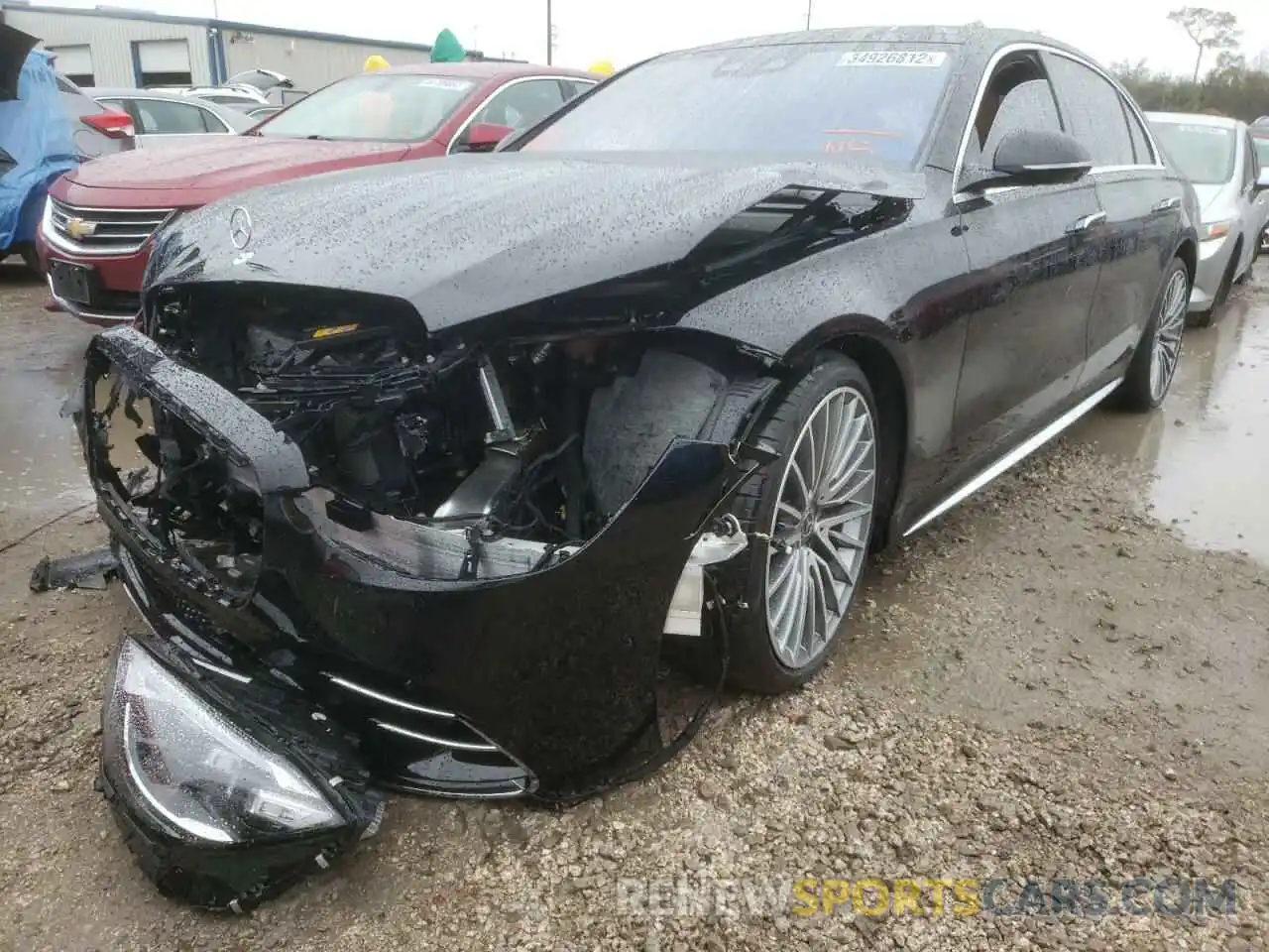 2 Photograph of a damaged car W1K6G7GB0MA047878 MERCEDES-BENZ S-CLASS 2021