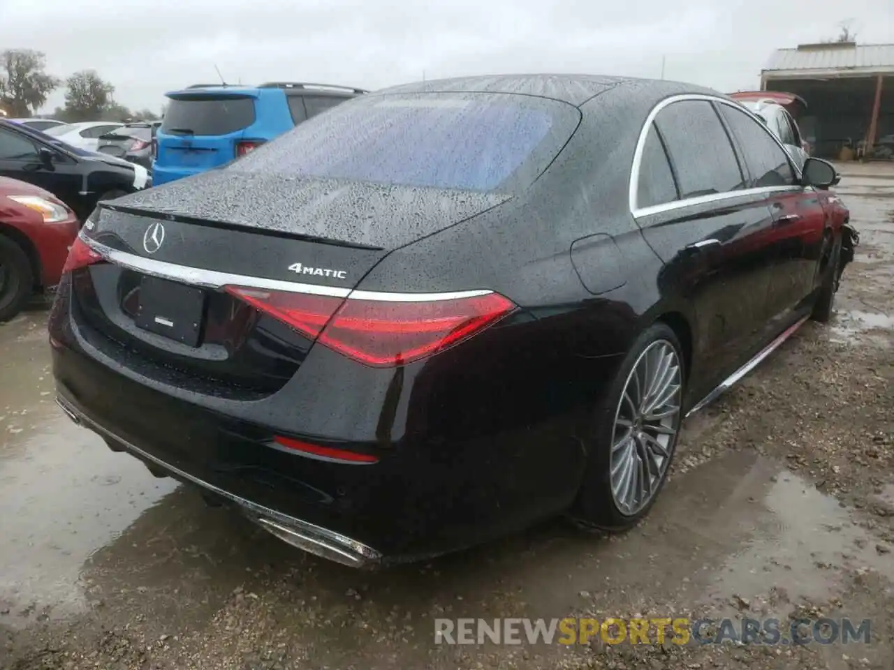 4 Фотография поврежденного автомобиля W1K6G7GB0MA047878 MERCEDES-BENZ S-CLASS 2021