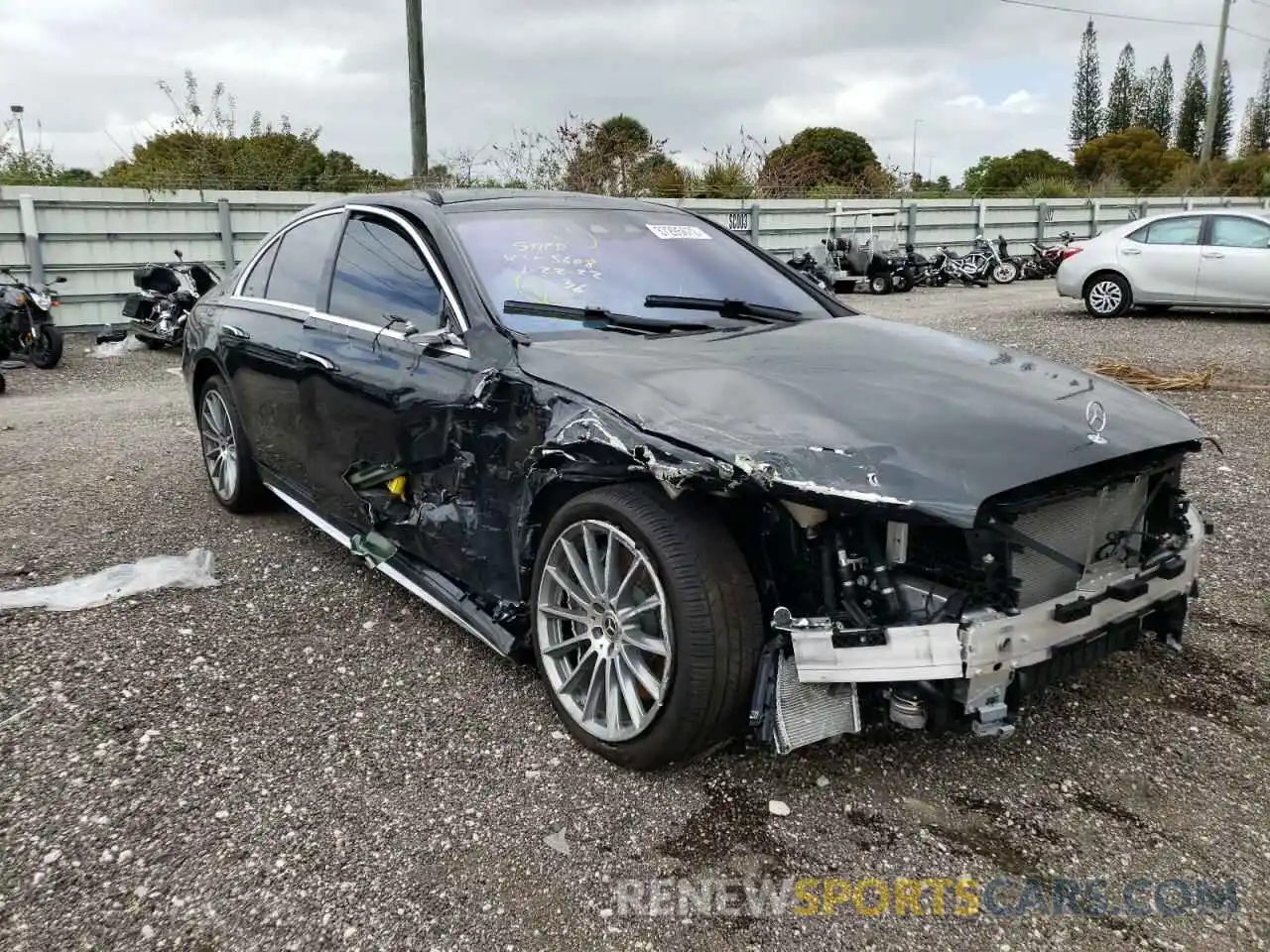 1 Photograph of a damaged car W1K6G7GB0MA055608 MERCEDES-BENZ S-CLASS 2021