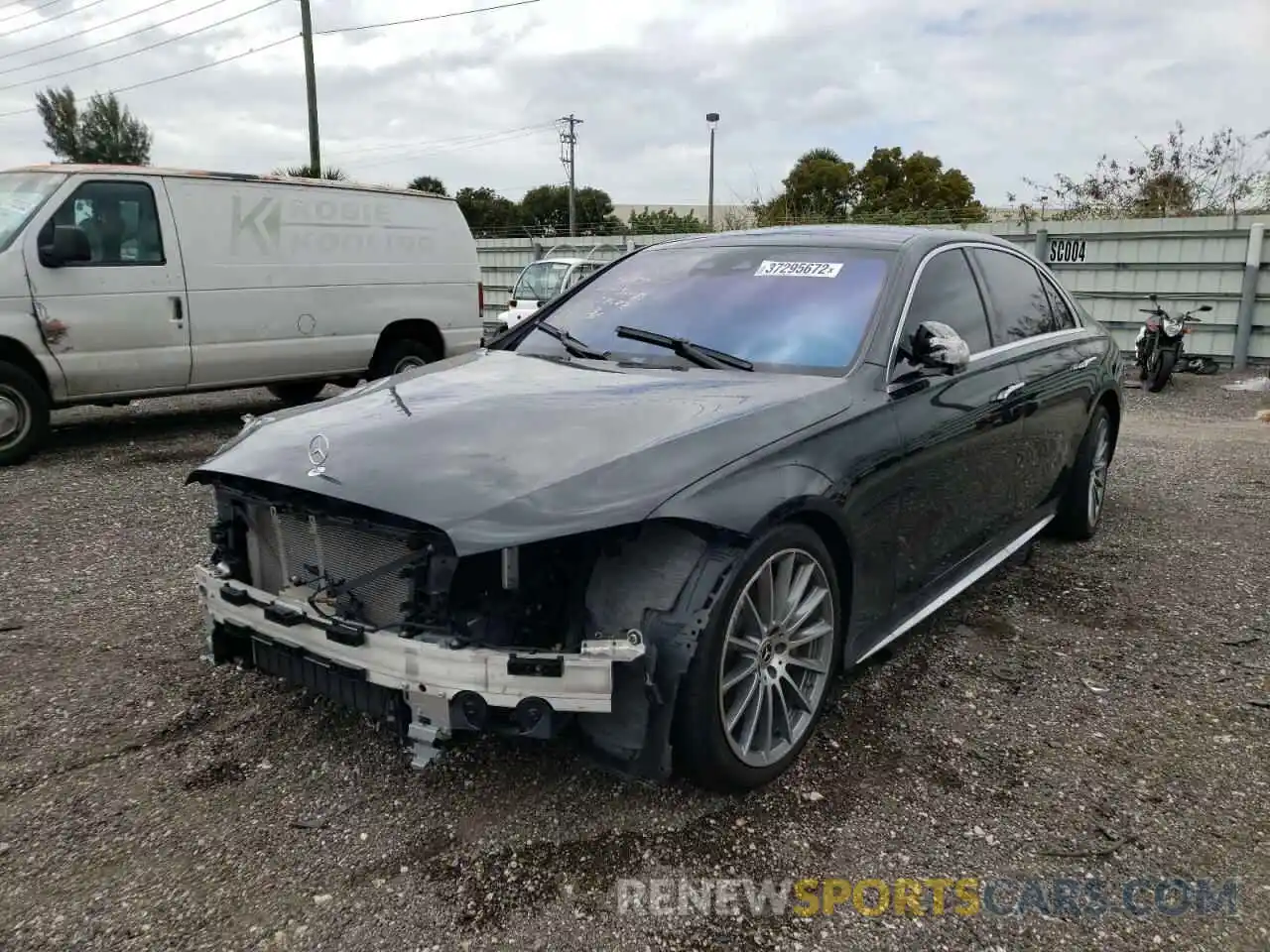 2 Photograph of a damaged car W1K6G7GB0MA055608 MERCEDES-BENZ S-CLASS 2021