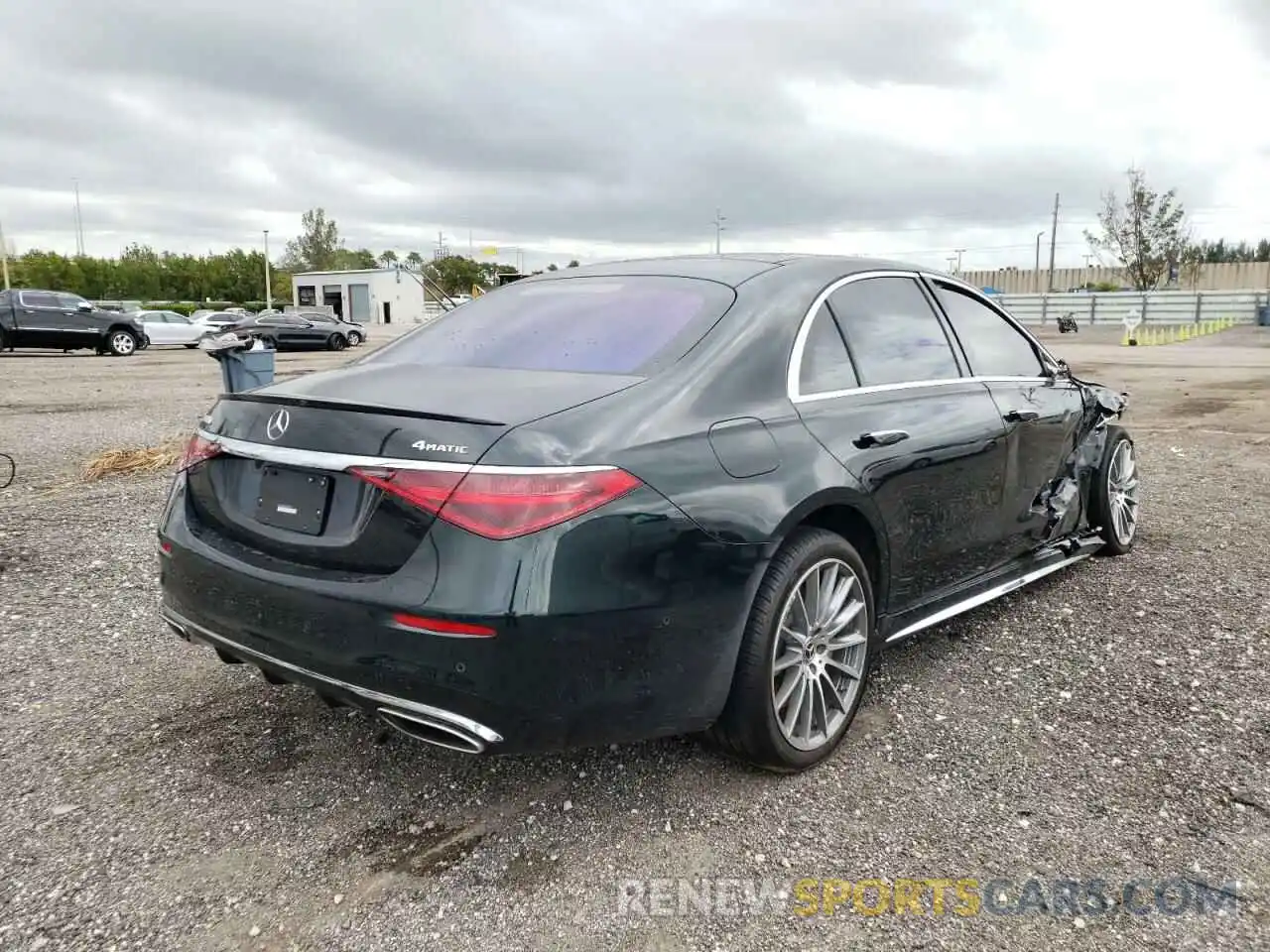 4 Photograph of a damaged car W1K6G7GB0MA055608 MERCEDES-BENZ S-CLASS 2021