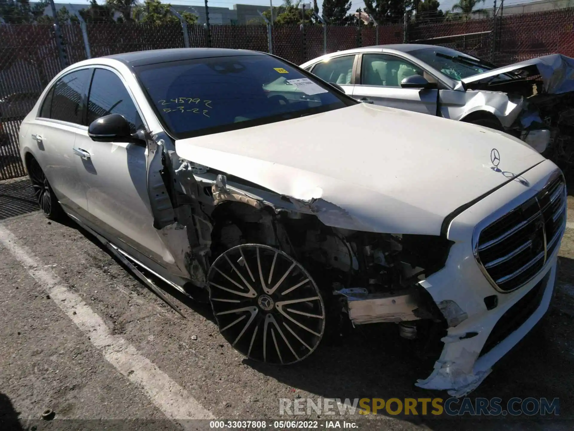 1 Photograph of a damaged car W1K6G7GB0MA056144 MERCEDES-BENZ S-CLASS 2021