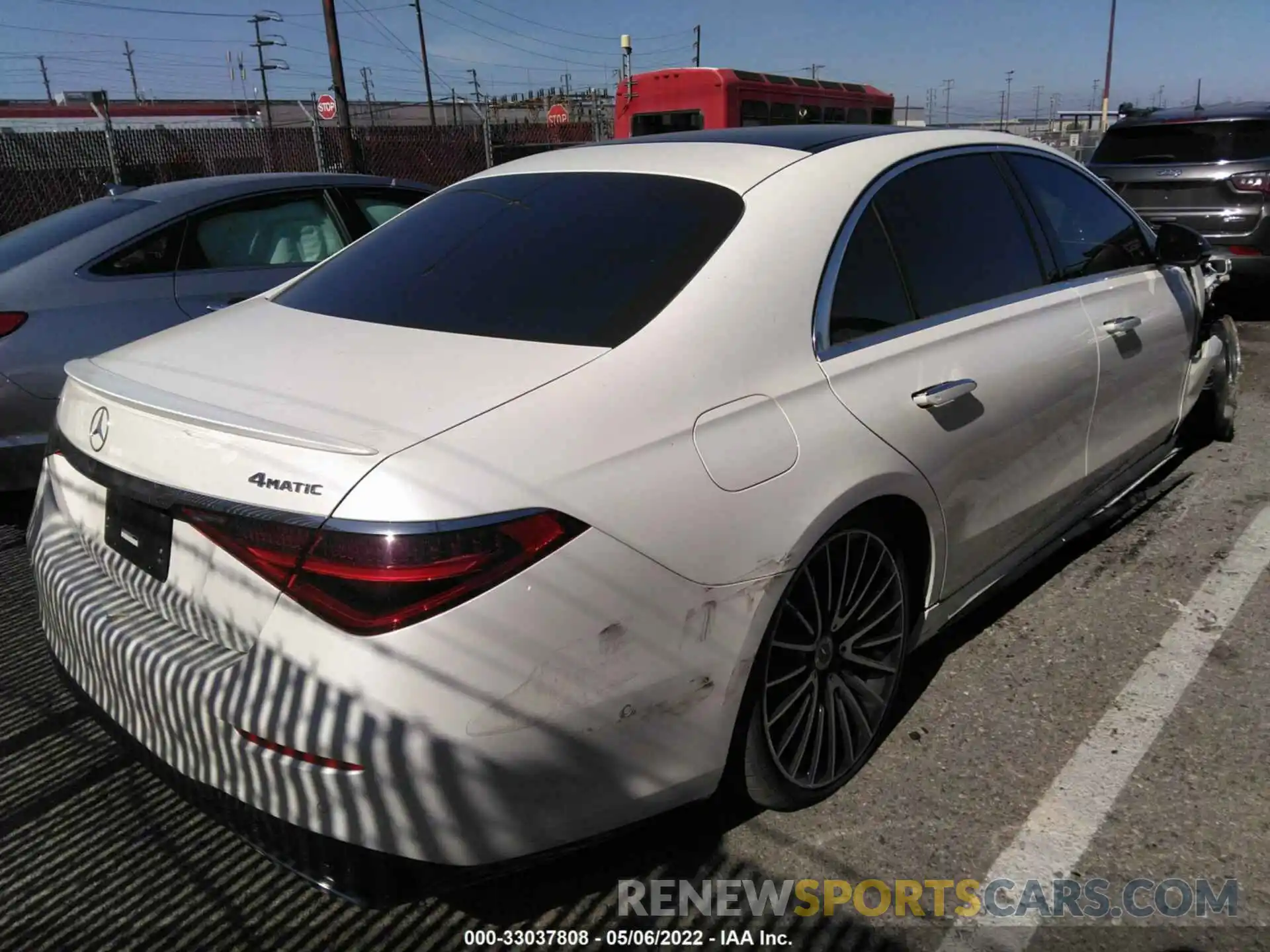 4 Photograph of a damaged car W1K6G7GB0MA056144 MERCEDES-BENZ S-CLASS 2021