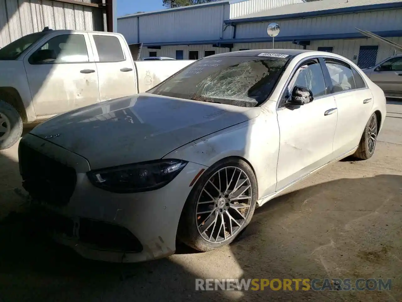 2 Photograph of a damaged car W1K6G7GB1MA037201 MERCEDES-BENZ S-CLASS 2021