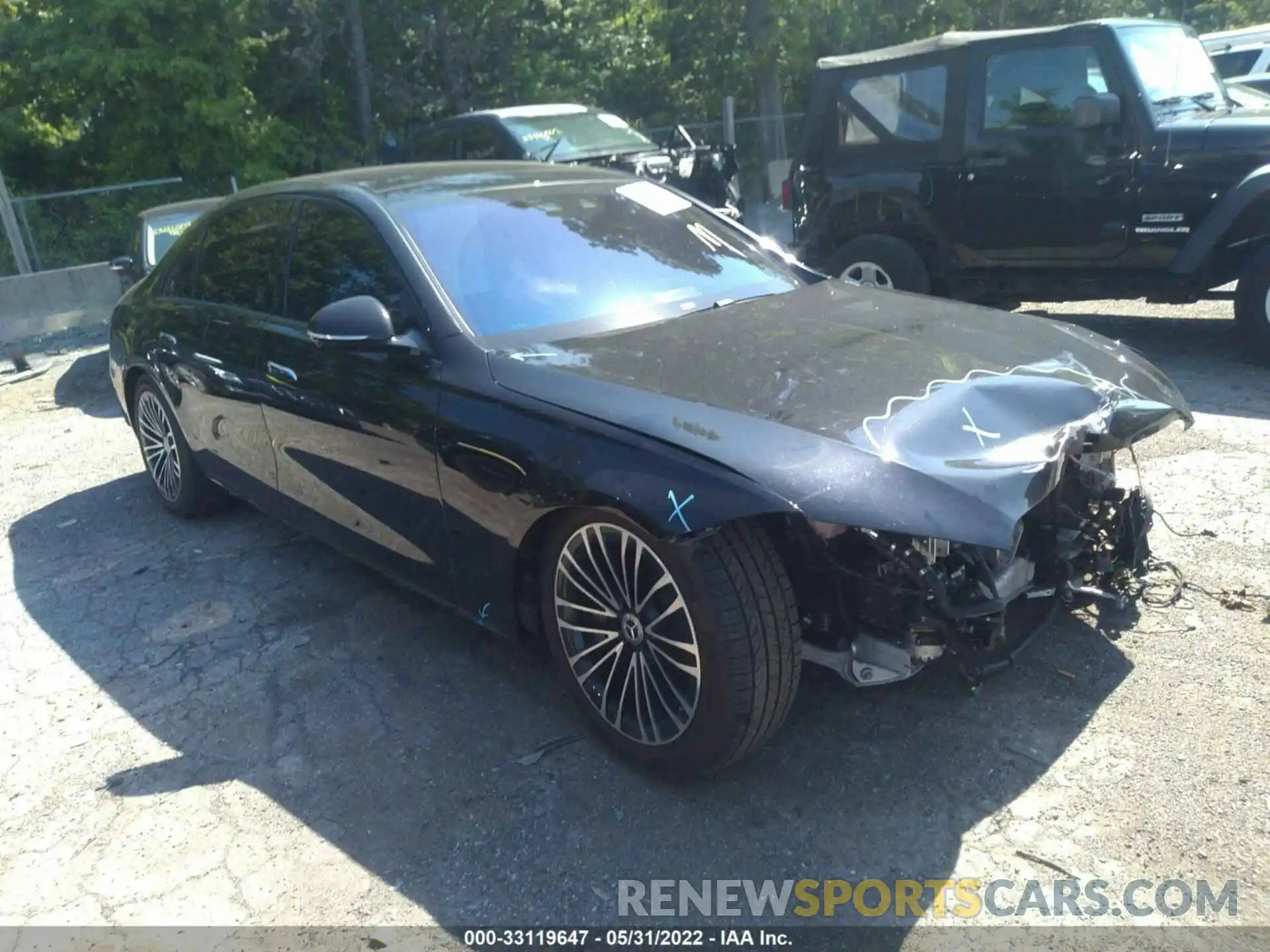 1 Photograph of a damaged car W1K6G7GB1MA041913 MERCEDES-BENZ S-CLASS 2021