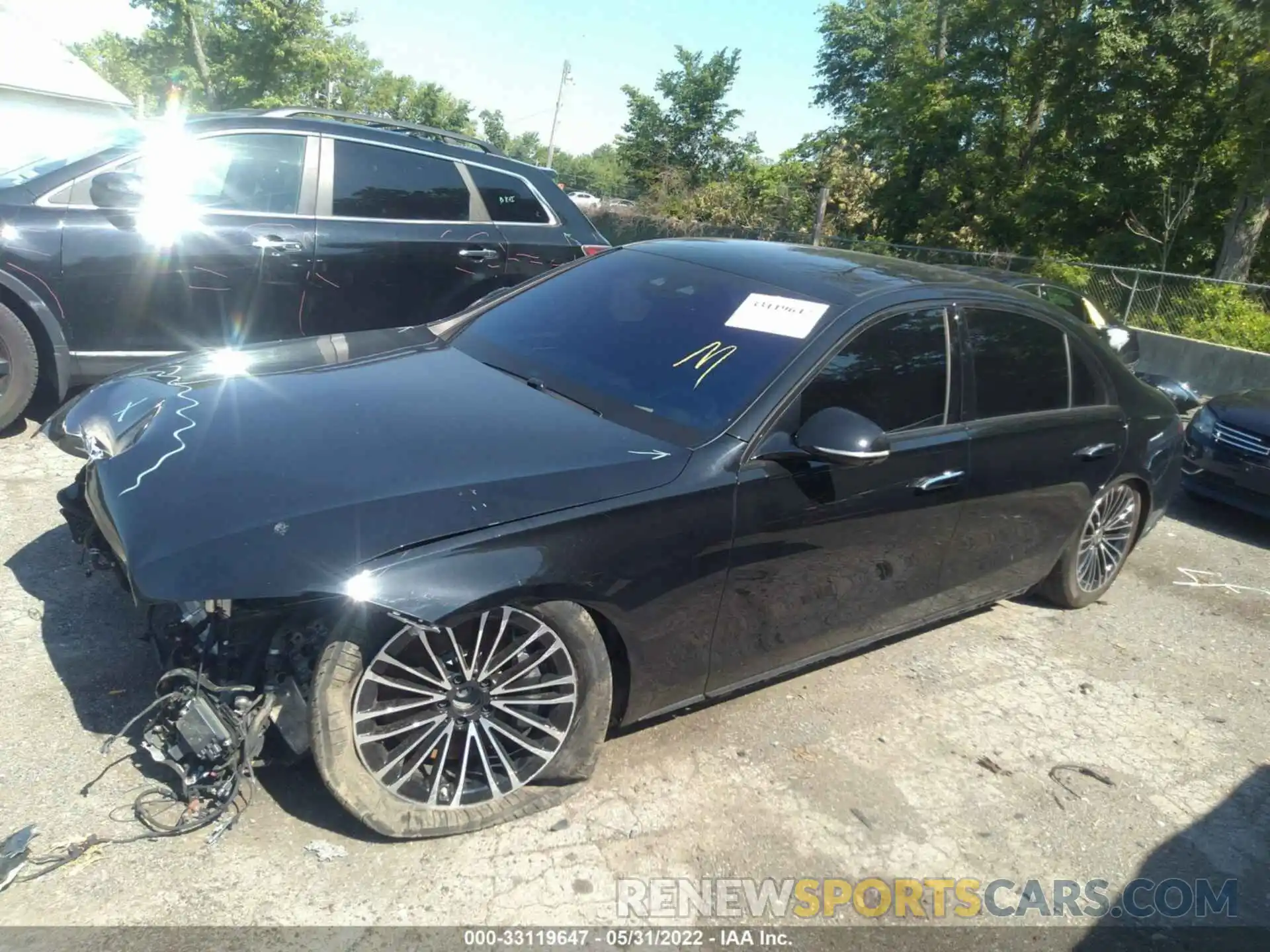 2 Photograph of a damaged car W1K6G7GB1MA041913 MERCEDES-BENZ S-CLASS 2021