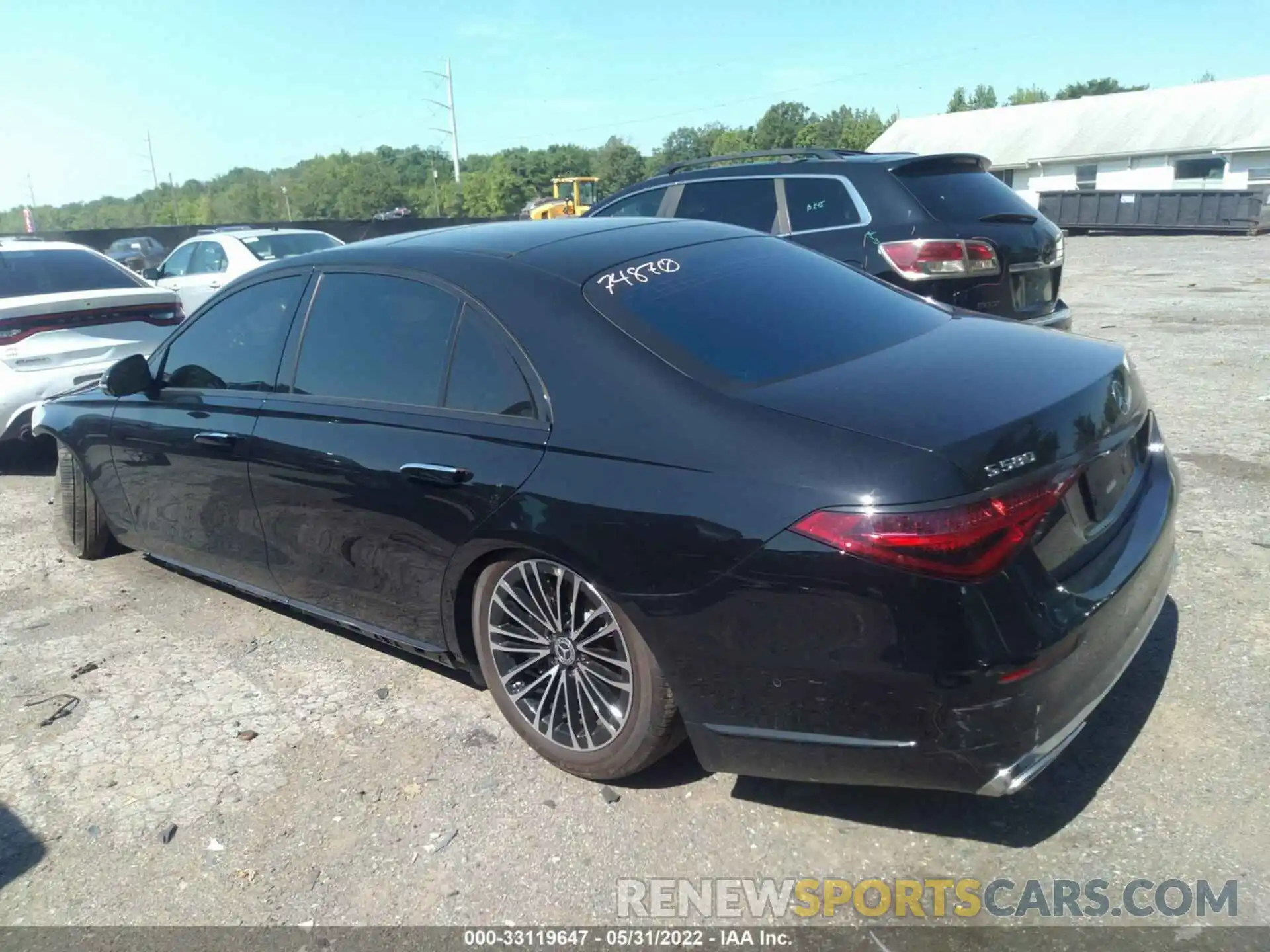 3 Photograph of a damaged car W1K6G7GB1MA041913 MERCEDES-BENZ S-CLASS 2021