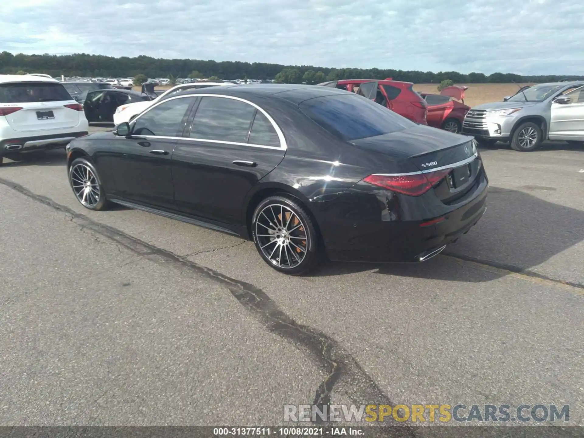 3 Photograph of a damaged car W1K6G7GB1MA055603 MERCEDES-BENZ S-CLASS 2021