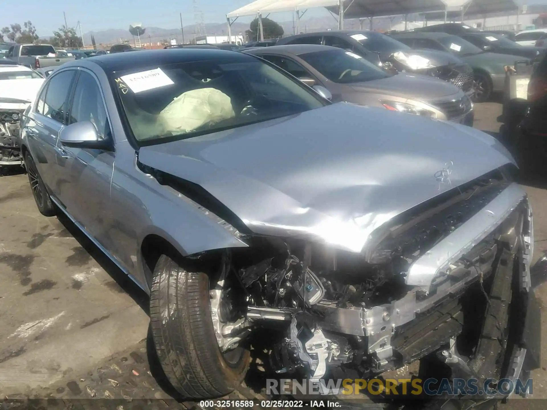 1 Photograph of a damaged car W1K6G7GB1MA059151 MERCEDES-BENZ S-CLASS 2021