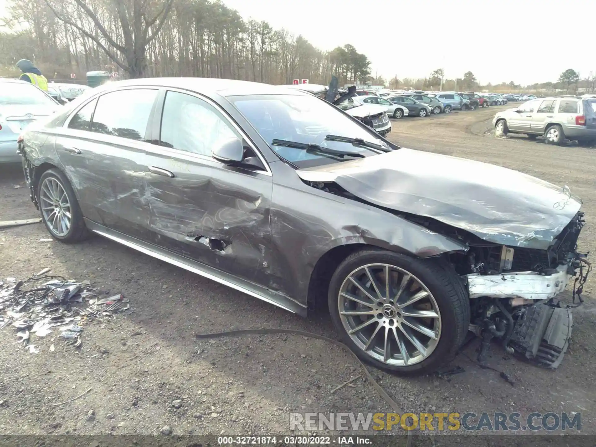 1 Photograph of a damaged car W1K6G7GB2MA043167 MERCEDES-BENZ S-CLASS 2021