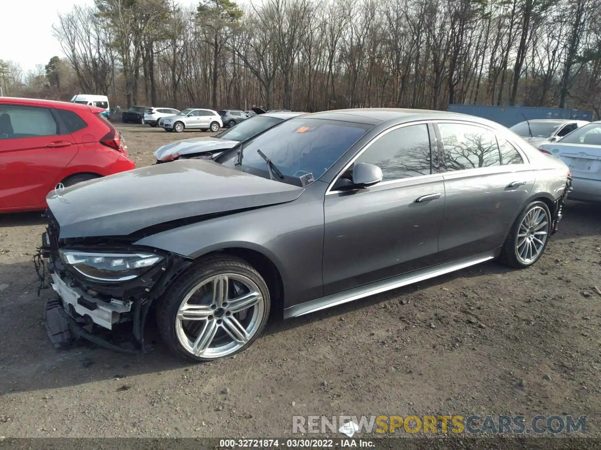 2 Photograph of a damaged car W1K6G7GB2MA043167 MERCEDES-BENZ S-CLASS 2021