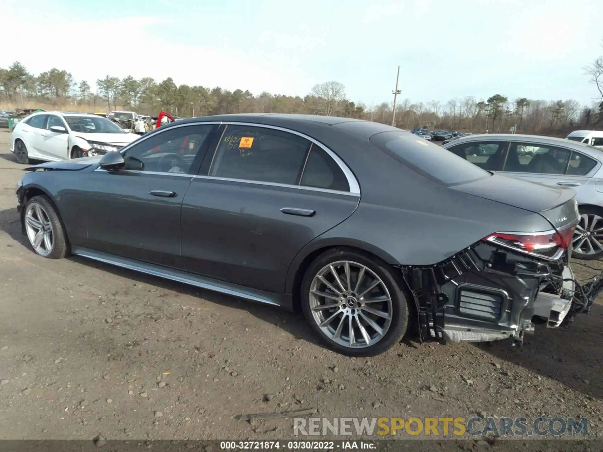 3 Photograph of a damaged car W1K6G7GB2MA043167 MERCEDES-BENZ S-CLASS 2021