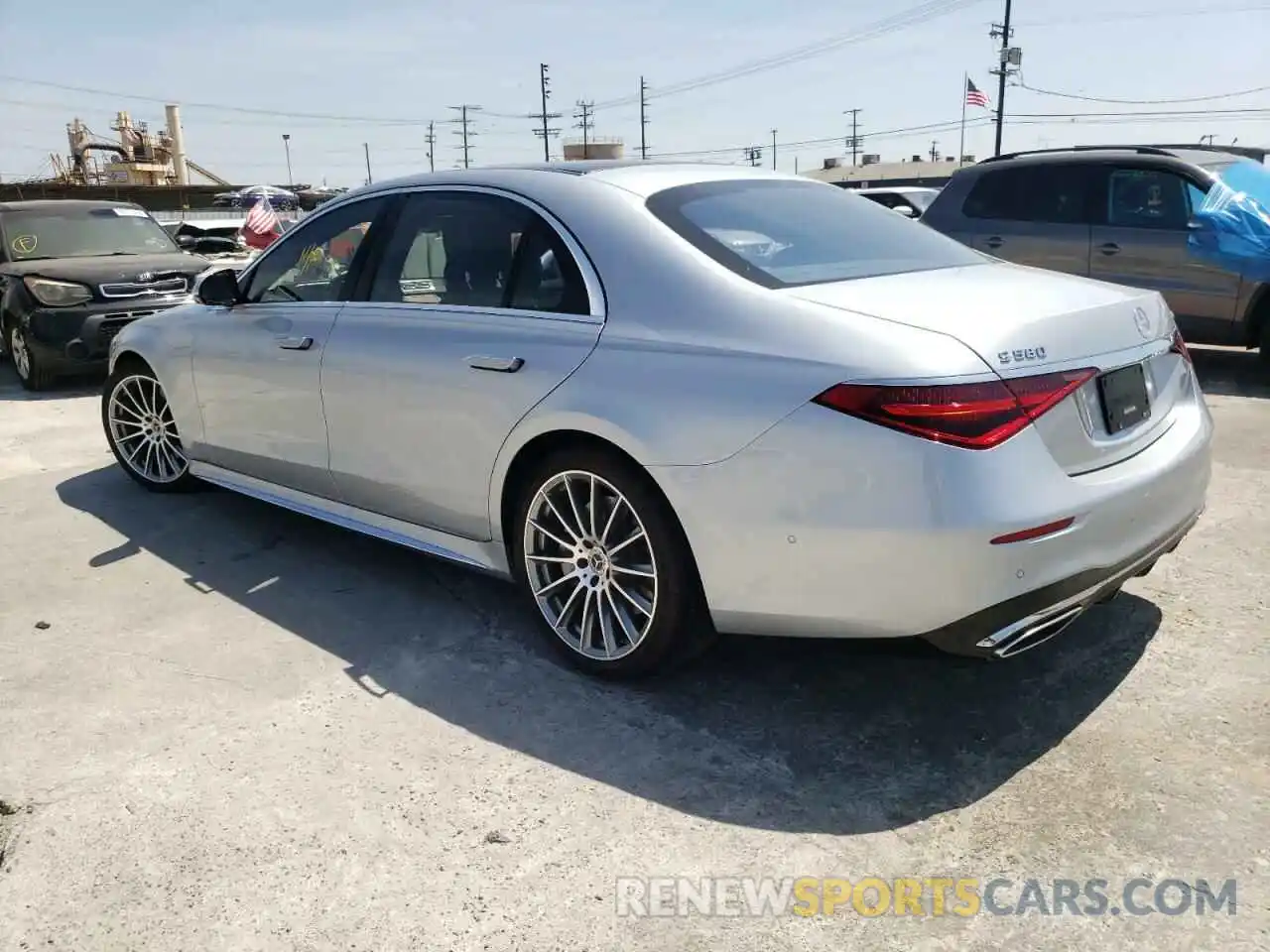 3 Photograph of a damaged car W1K6G7GB3MA017175 MERCEDES-BENZ S-CLASS 2021