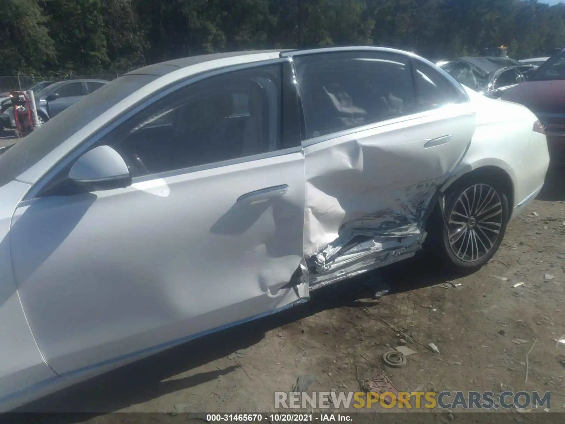 6 Photograph of a damaged car W1K6G7GB3MA019752 MERCEDES-BENZ S-CLASS 2021