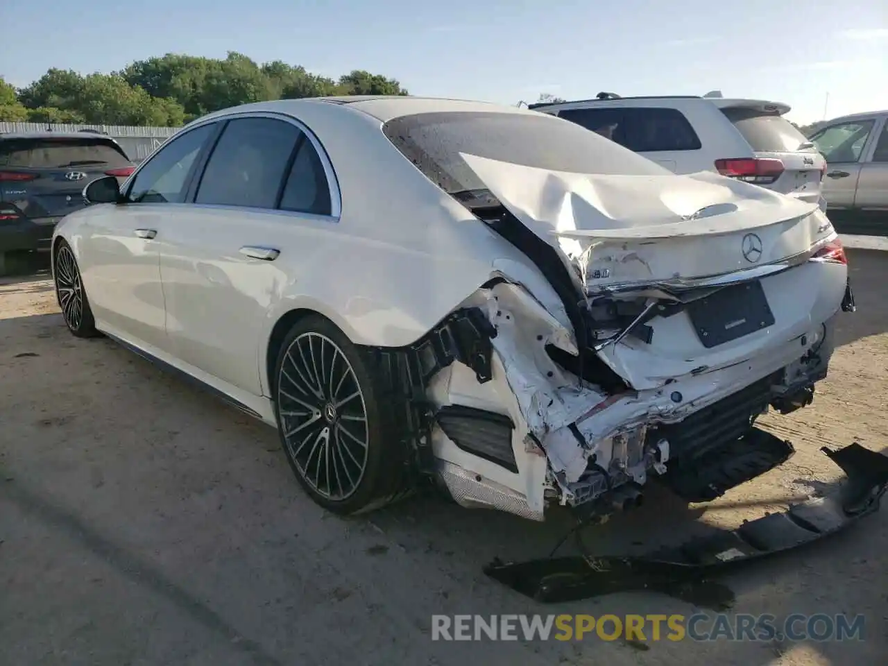 3 Photograph of a damaged car W1K6G7GB3MA023493 MERCEDES-BENZ S-CLASS 2021