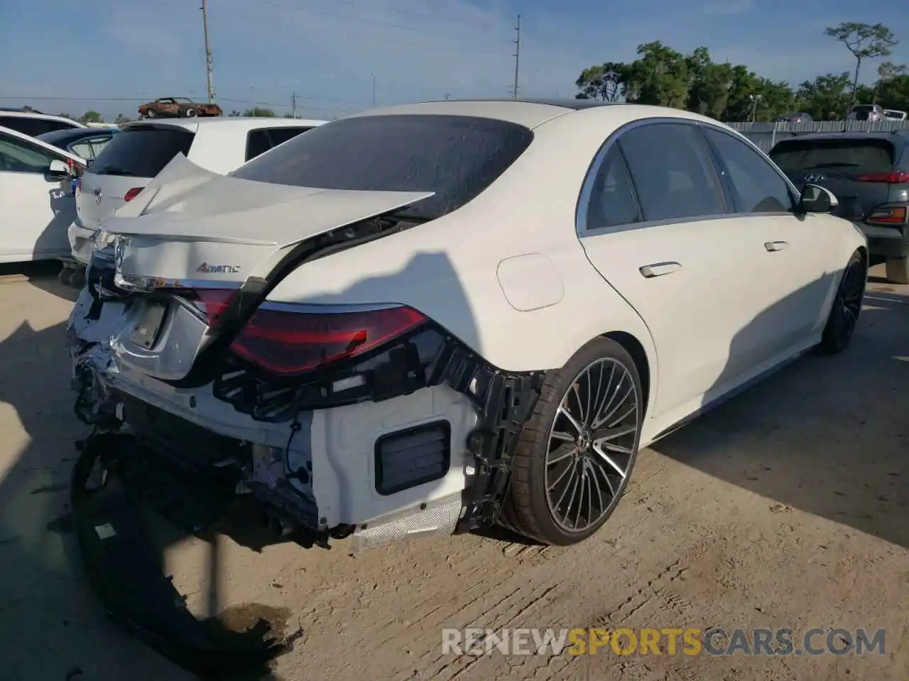 4 Photograph of a damaged car W1K6G7GB3MA023493 MERCEDES-BENZ S-CLASS 2021