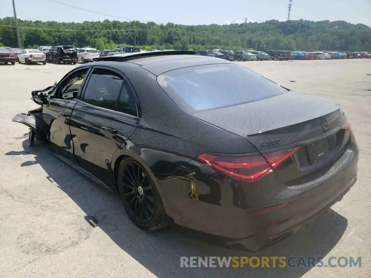 3 Photograph of a damaged car W1K6G7GB3MA045686 MERCEDES-BENZ S-CLASS 2021