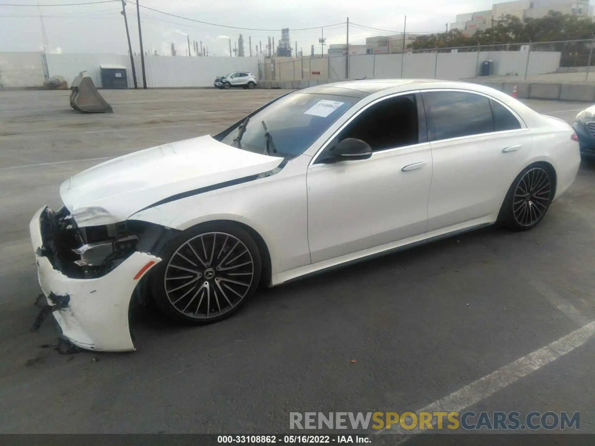 2 Photograph of a damaged car W1K6G7GB3MA052363 MERCEDES-BENZ S-CLASS 2021