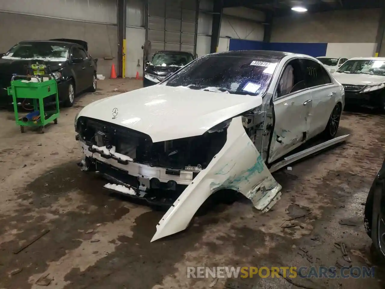 2 Photograph of a damaged car W1K6G7GB4MA037192 MERCEDES-BENZ S-CLASS 2021