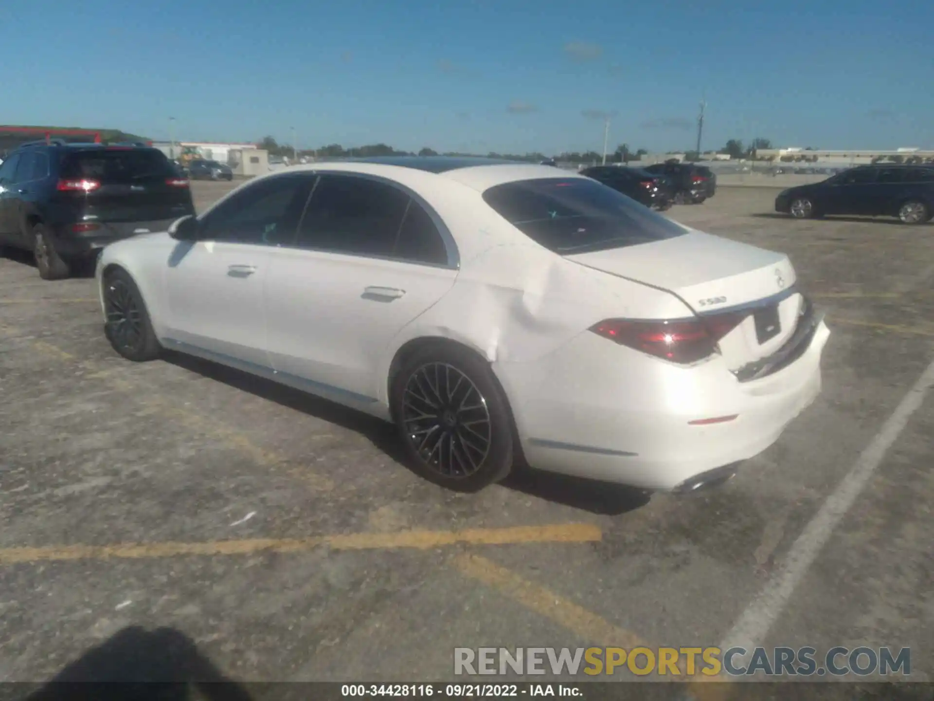 3 Photograph of a damaged car W1K6G7GB4MA052243 MERCEDES-BENZ S-CLASS 2021