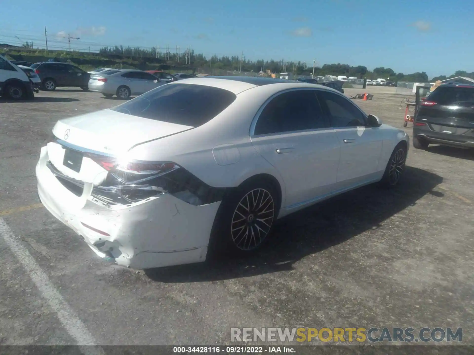 4 Photograph of a damaged car W1K6G7GB4MA052243 MERCEDES-BENZ S-CLASS 2021