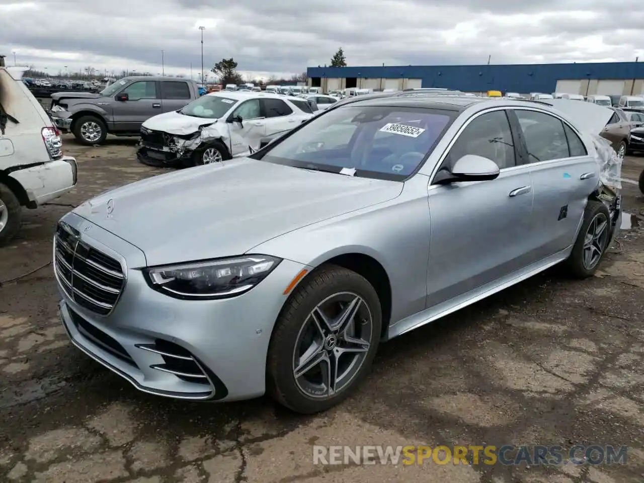 2 Photograph of a damaged car W1K6G7GB4MA052419 MERCEDES-BENZ S-CLASS 2021