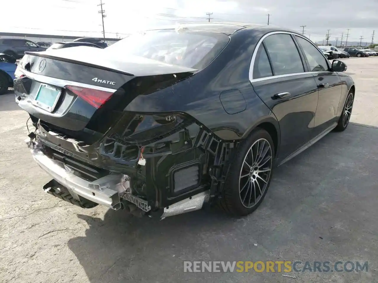 4 Photograph of a damaged car W1K6G7GB4MA057166 MERCEDES-BENZ S-CLASS 2021