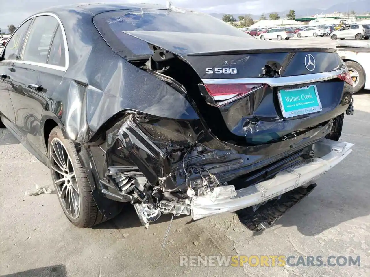 9 Фотография поврежденного автомобиля W1K6G7GB4MA057166 MERCEDES-BENZ S-CLASS 2021