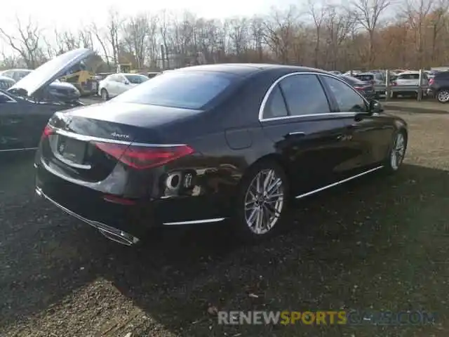 4 Photograph of a damaged car W1K6G7GB5MA020224 MERCEDES-BENZ S-CLASS 2021