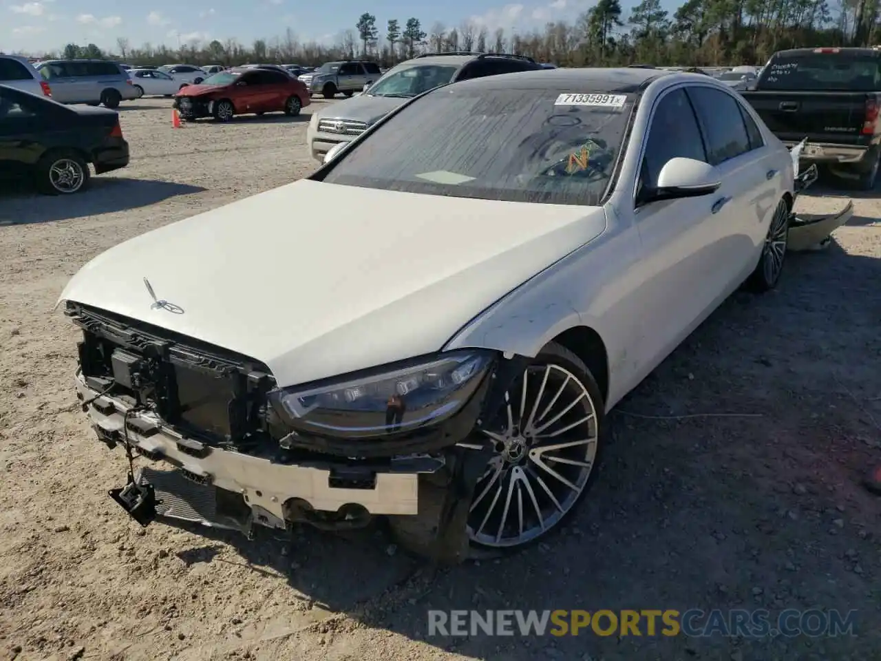 2 Photograph of a damaged car W1K6G7GB5MA024290 MERCEDES-BENZ S-CLASS 2021