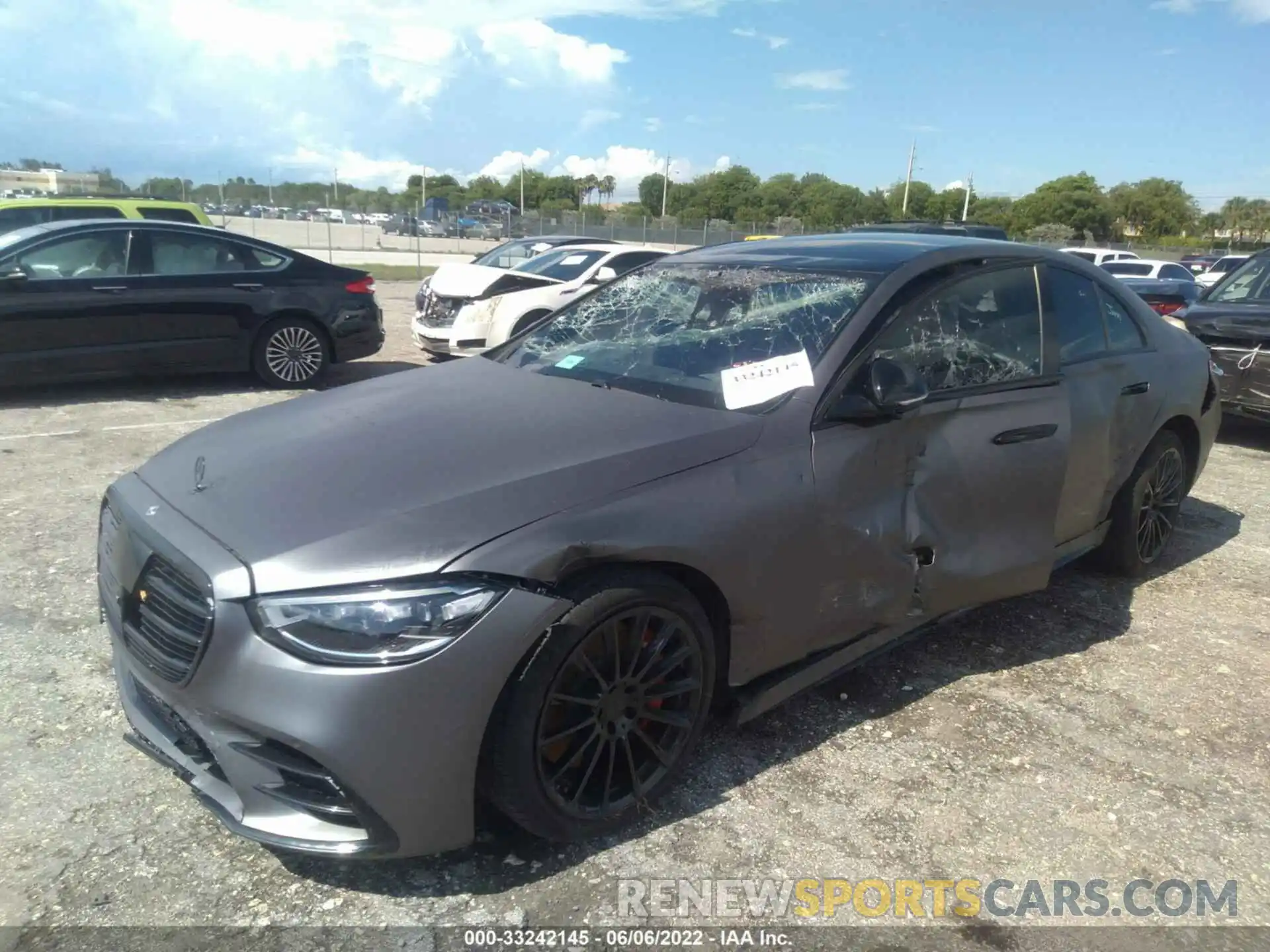 2 Photograph of a damaged car W1K6G7GB6MA017803 MERCEDES-BENZ S-CLASS 2021