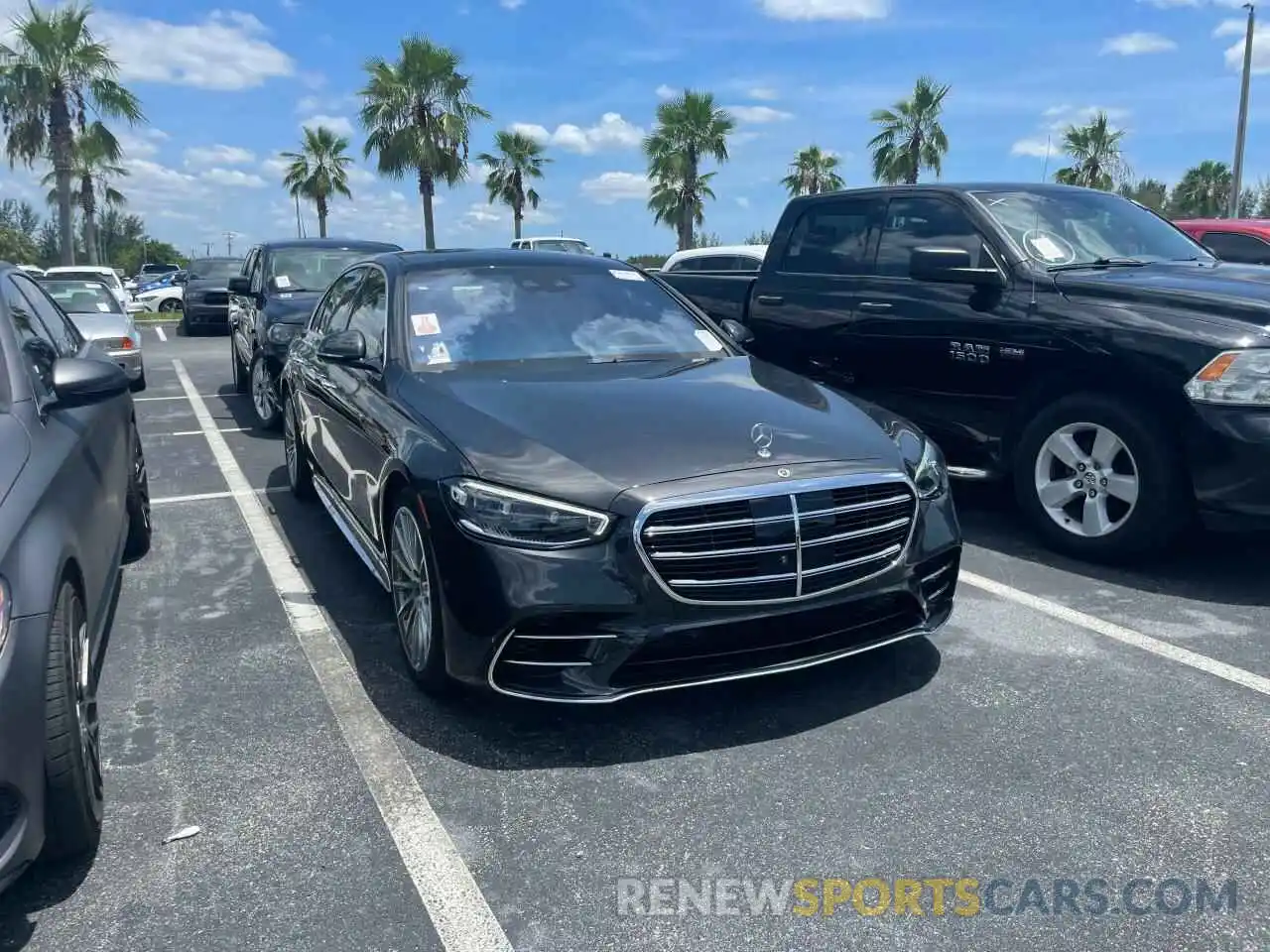 1 Photograph of a damaged car W1K6G7GB6MA036299 MERCEDES-BENZ S-CLASS 2021