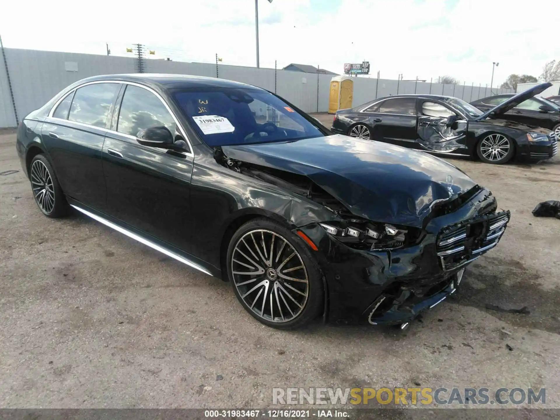 1 Photograph of a damaged car W1K6G7GB6MA042104 MERCEDES-BENZ S-CLASS 2021