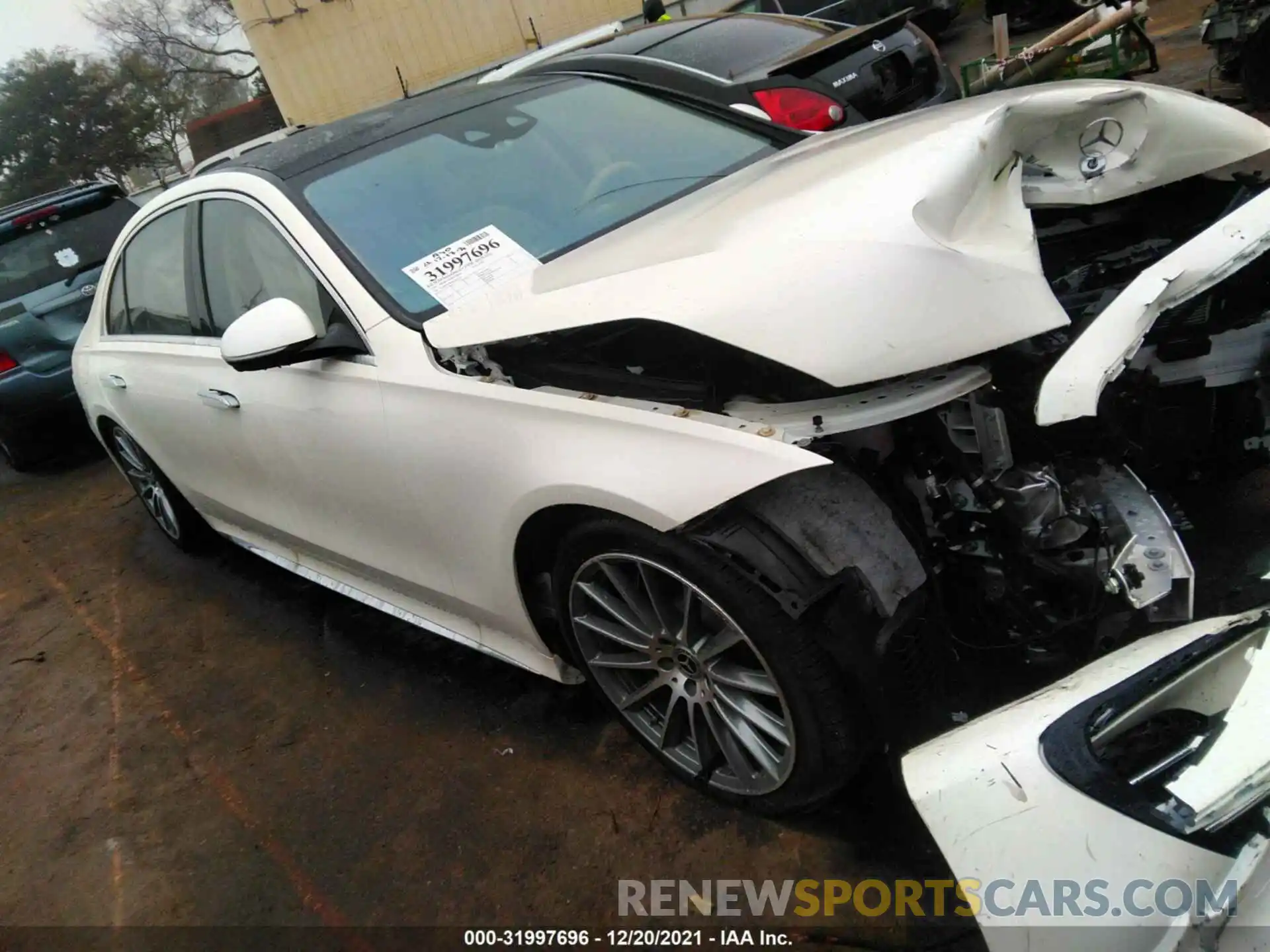 1 Photograph of a damaged car W1K6G7GB6MA042152 MERCEDES-BENZ S-CLASS 2021