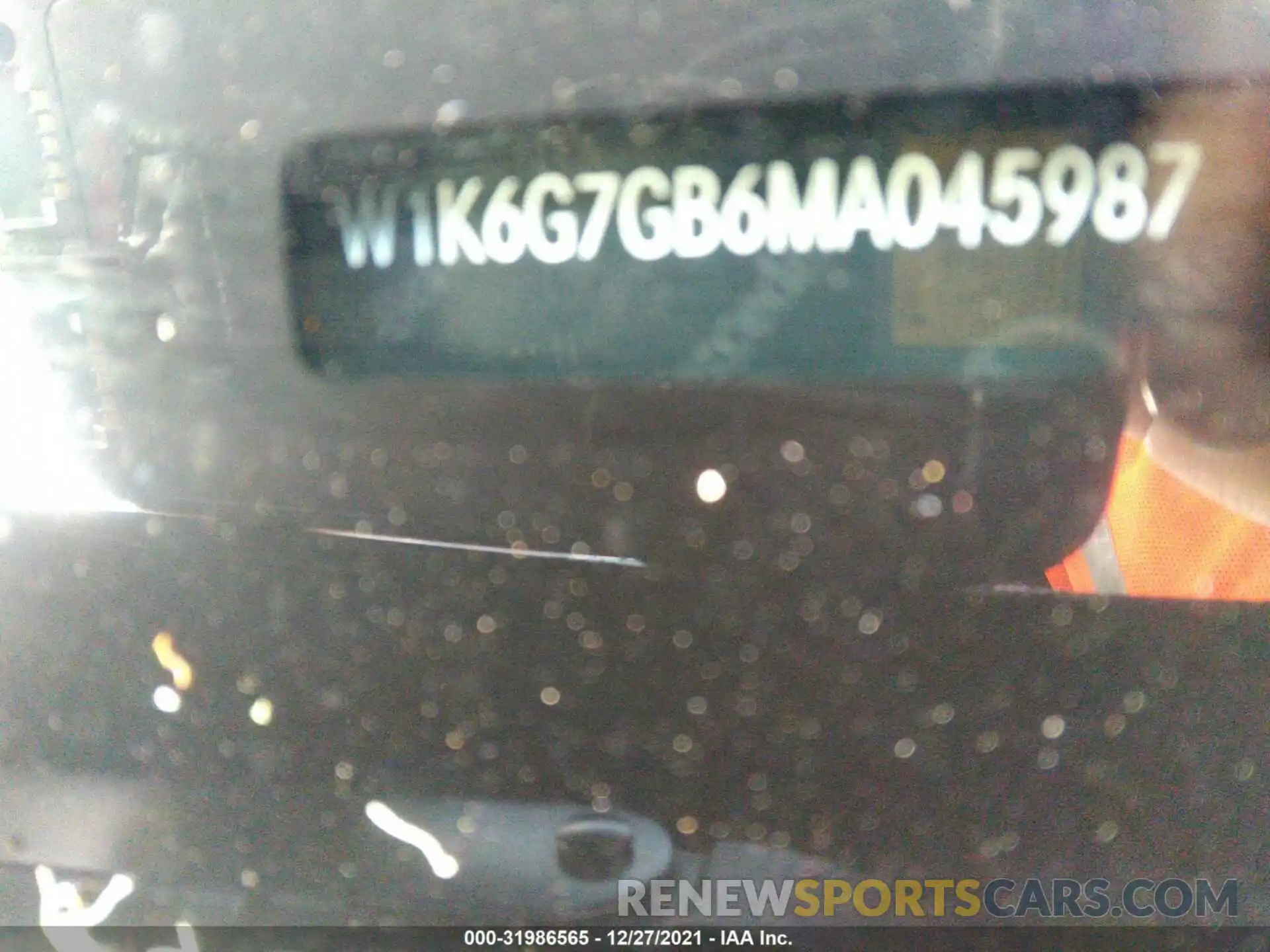 9 Photograph of a damaged car W1K6G7GB6MA045987 MERCEDES-BENZ S-CLASS 2021