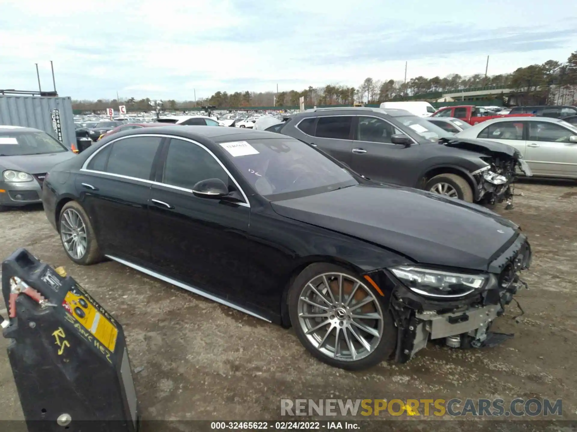 1 Photograph of a damaged car W1K6G7GB7MA017597 MERCEDES-BENZ S-CLASS 2021