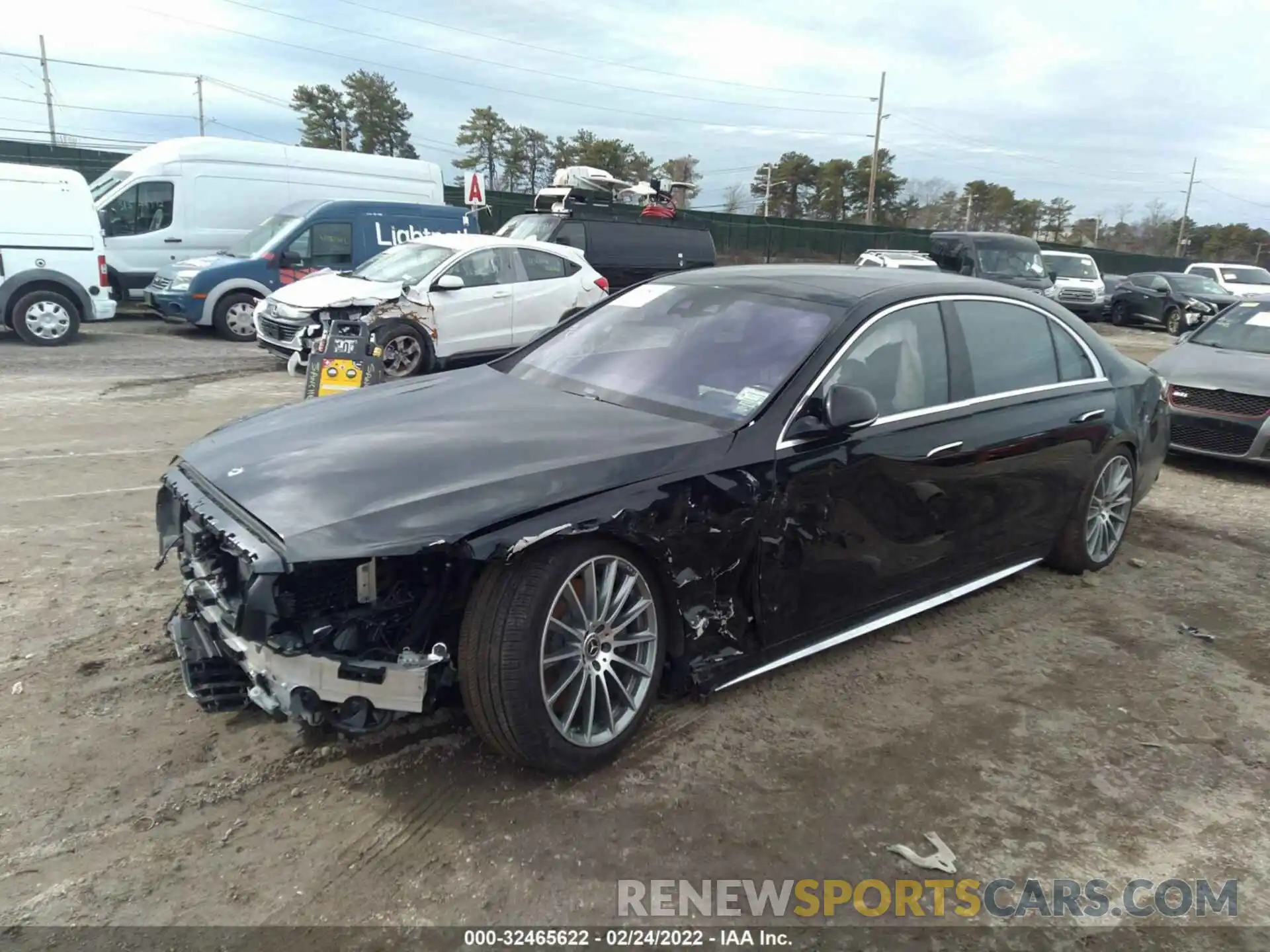 2 Photograph of a damaged car W1K6G7GB7MA017597 MERCEDES-BENZ S-CLASS 2021