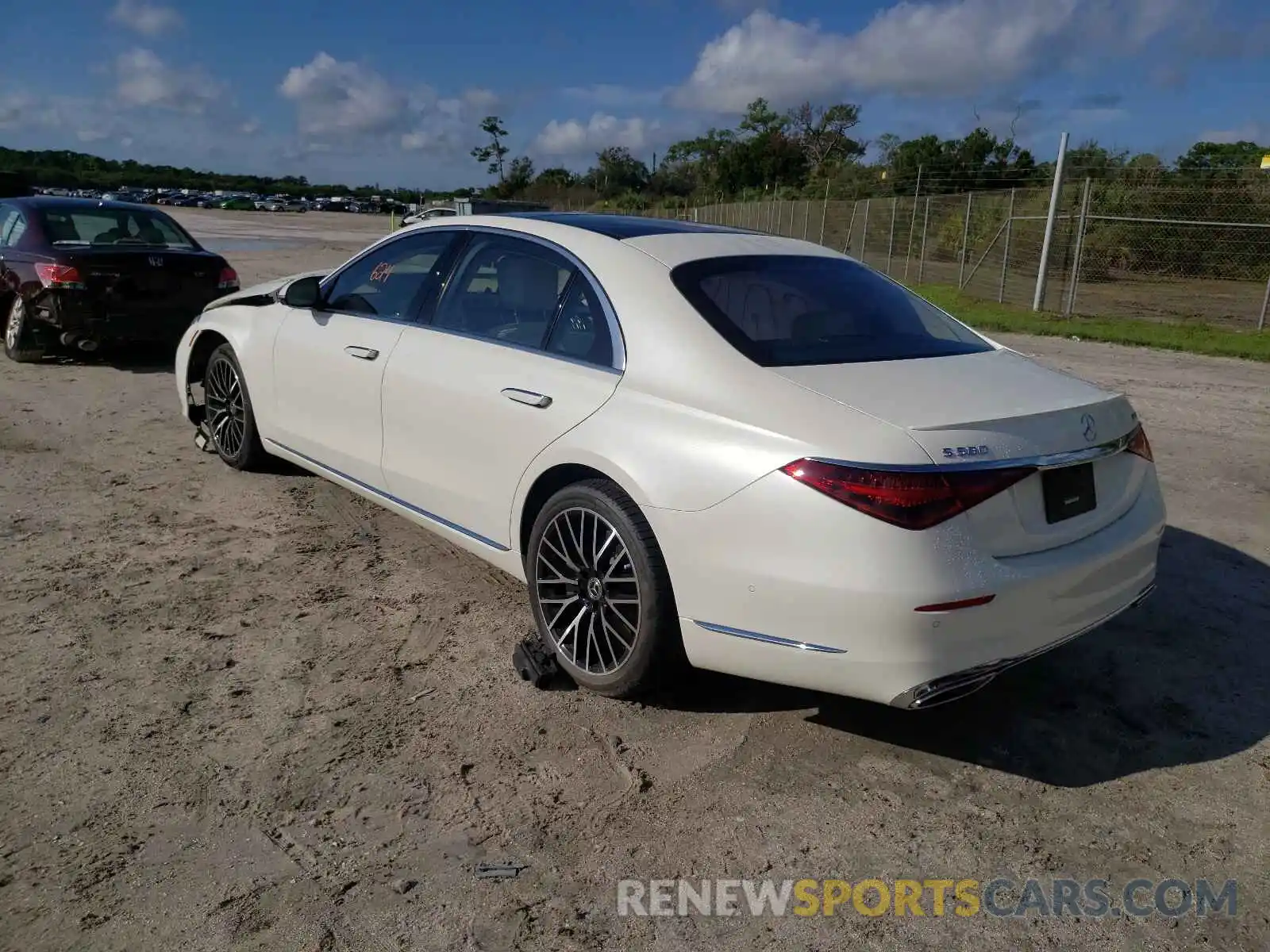 3 Photograph of a damaged car W1K6G7GB7MA039566 MERCEDES-BENZ S-CLASS 2021