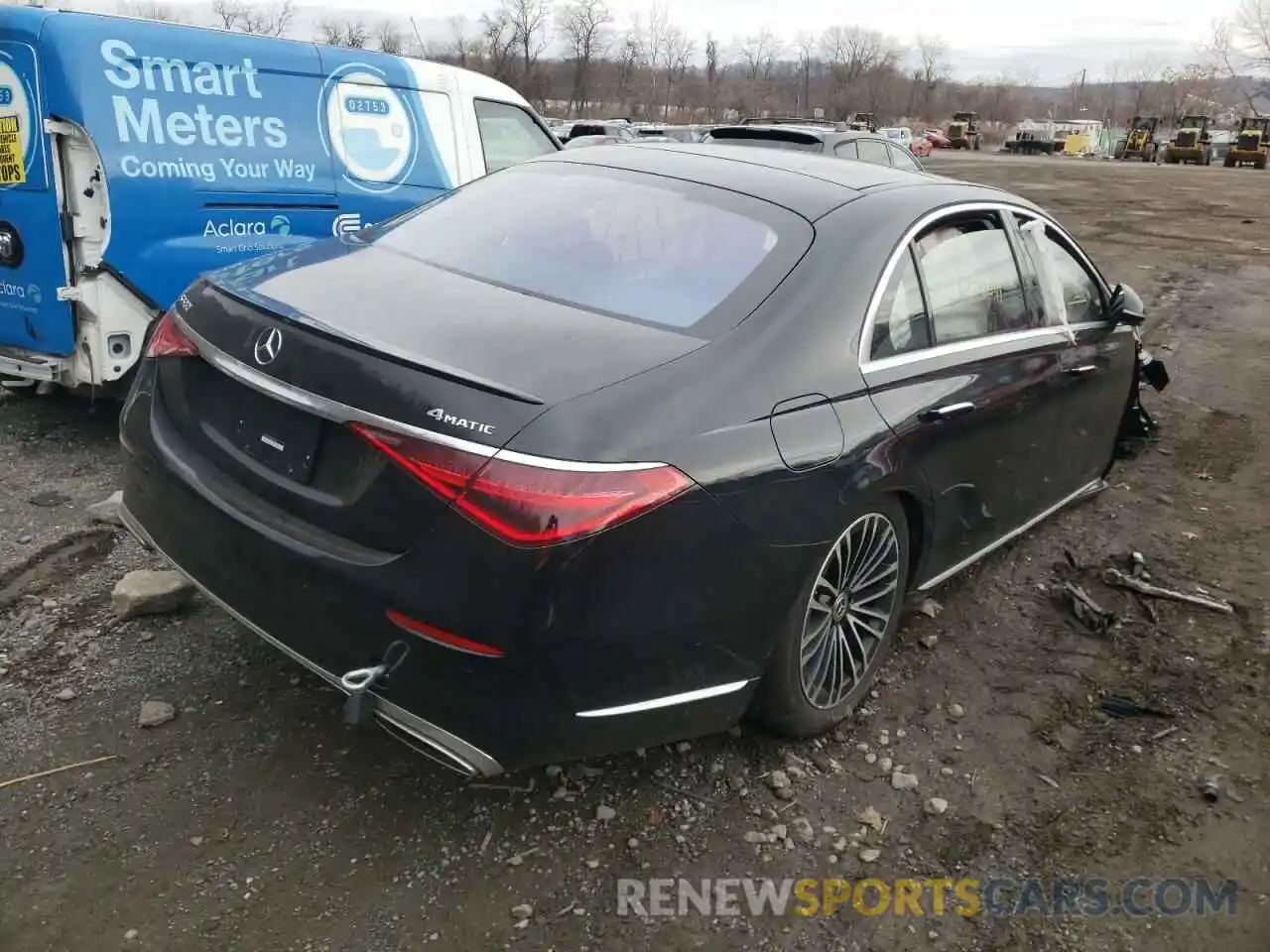 4 Photograph of a damaged car W1K6G7GB7MA041981 MERCEDES-BENZ S-CLASS 2021