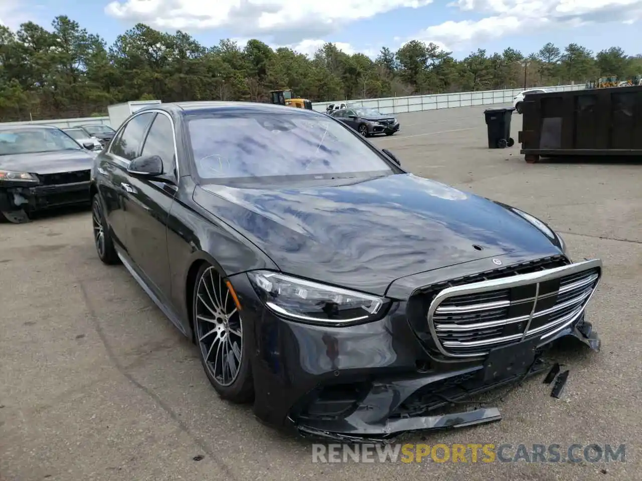 1 Photograph of a damaged car W1K6G7GB7MA046484 MERCEDES-BENZ S-CLASS 2021