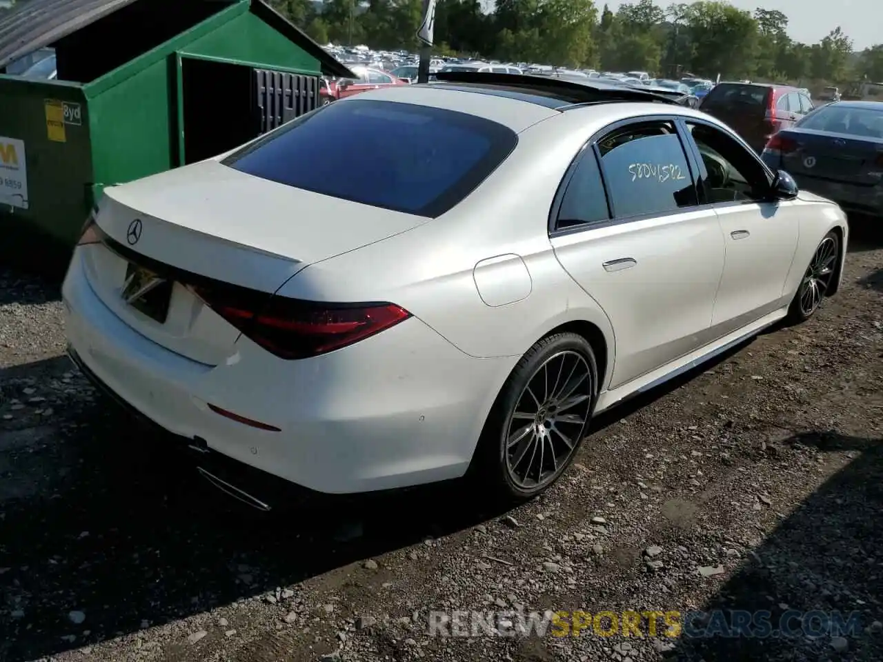 4 Photograph of a damaged car W1K6G7GB7MA048932 MERCEDES-BENZ S-CLASS 2021