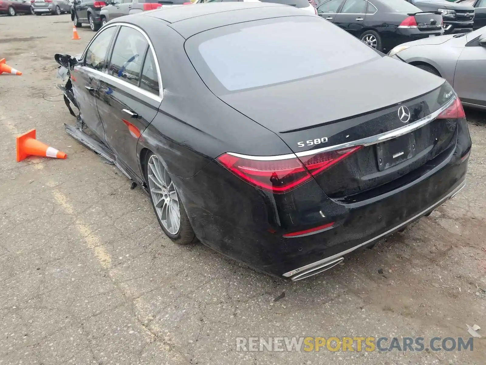 3 Photograph of a damaged car W1K6G7GB8MA051984 MERCEDES-BENZ S-CLASS 2021